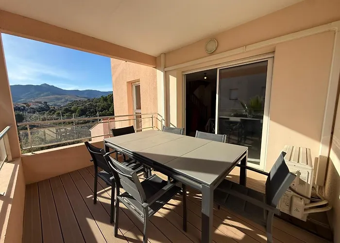 T4 Climatise Avec Parking A 2 Pas De La - Fr-1-309-359 * Banyuls-sur-Mer